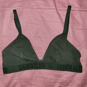 Calvin Klein hunter Green bralette